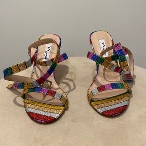 Nina Rainbow High Heels